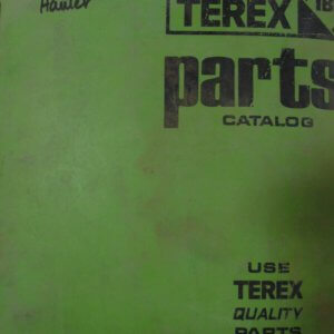 Terex 3311C Hauler Parts Manual