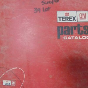 Terex 76SH Scraper Lot 39 Parts Manual