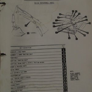 Terex 466 Cranes Parts Manual