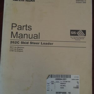 Caterpillar 262C Skid Steer Loader Parts Manual