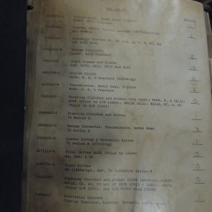 Allis Chalmers HD6 & HD7 Tractor Shovels- All models Service Manual