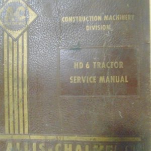 Allis Chalmers Model HD6 Tractor Service Manual