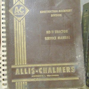 Allis Chalmers Model HD11 Tractor Service Manual