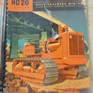 Allis Chalmers HD20 Crawler Tractor Service Manual