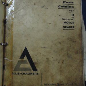 Allis Chalmers Model D Motor Grader D (Gasoline) Motor Grader Parts Manual