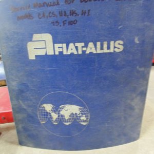 Allis Chalmers Dozer and Cable Control Units for Models CA, CS, HA, HI, HS, 75, F100 Service Manual