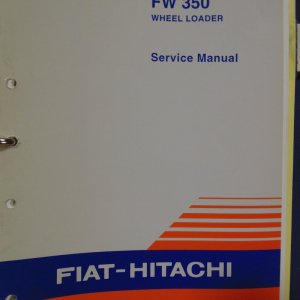 Fiat Hitachi FW350 Wheel Loader, FW450 Wheel Loader Service Manual