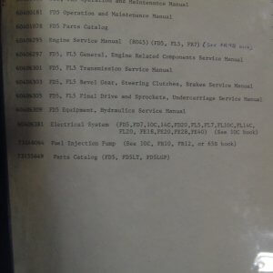 Fiat Allis FD5 Crawler Dozer Service Manual