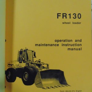 Fiat Allis FR130 Wheel Loader Operator, Maintenance and Service Manual