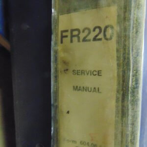 Fiat Allis FR220 Service Manual