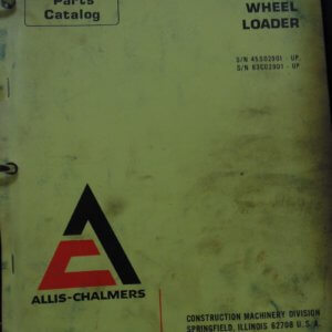 Allis Chalmers 745-B Wheel Loader Parts Catalog