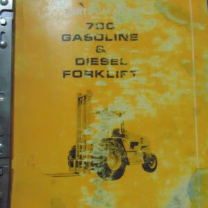 Allis Chalmers 700 Gasoline & Diesel Forklift Part Manual