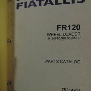 Fiat Allis FR120 Wheel Loader Parts Catalog