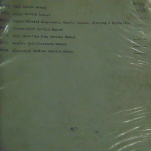 Fiat Allis FR15 Wheel Loader Service Manual