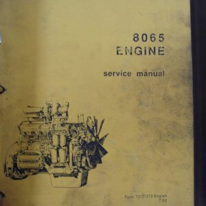 Fiat Allis 8065 Engine