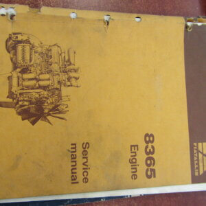Fiat Allis 8365 Engine Service Manual