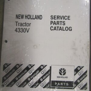 New Holland 4330V Tractor Parts Catalog 86622960