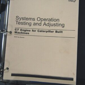 Caterpillar C7 Engine for Caterpillar Built Machines Service Repair Manual KHX1-up