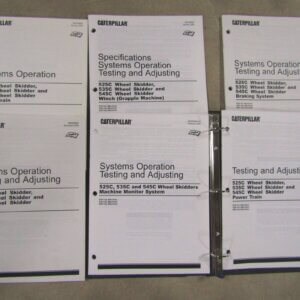 Caterpillar 525C/535C/545C Wheel Skidder Service Repair Manual 5251-up/5351-up/5451-up