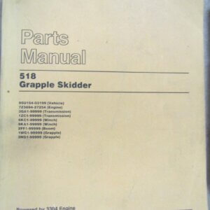 Caterpillar 518 Grapple Skidder Parts Manual 95U154-03199