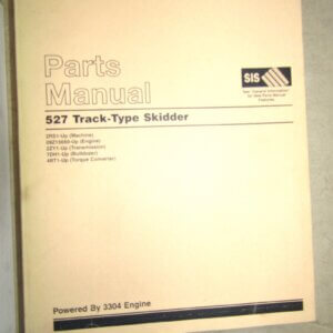 Caterpillar 527 Track-Type Skidder Parts Manual 2RS1-up
