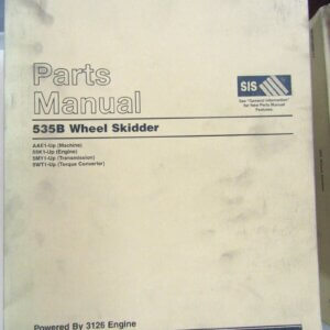 Caterpillar 535B Wheel Skidder Parts Manual AAE1-up