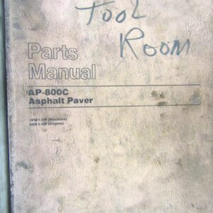 Caterpillar AP-800C Asphalt Paver Parts Manual 1PM1-up