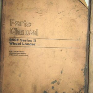 Caterpillar 950F Series II Wheel Loader Parts Manual 8TK1-up