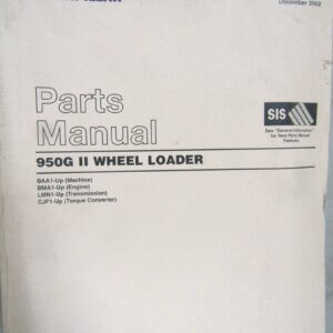 Caterpillar 950G II Wheel Loader Parts Manual BAA1-up