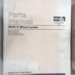Caterpillar 9626 II Wheel Loader Parts Manual AXY1-up