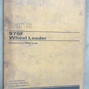 Caterpillar 970F Wheel Loader Parts Manual