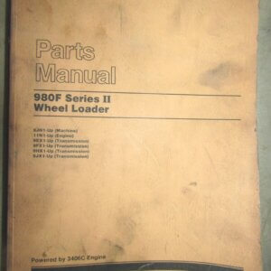 Caterpillar Series II Wheel Loader Parts Manual 8JN1-up