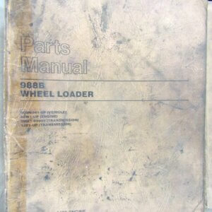 Caterpillar 988B Wheel Loader Parts Manual 50W6041-up