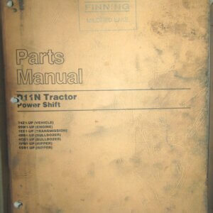Caterpillar D11N Tractor Powershift Parts Manual 74Z1-up
