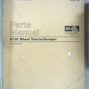 Caterpillar 613C Wheel Tractor/Scraper Parts Manual 93X1-up