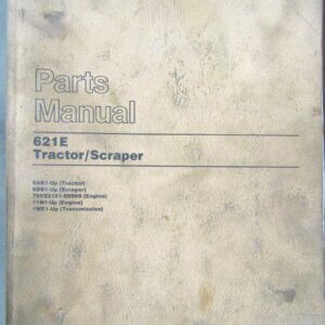 Caterpillar 621E Tractor/Scraper Parts Manual 6AB1-up/6BB1-up