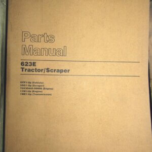 Caterpillar 623E Tractor/Scraper Parts Manual 6YF1-up/5SG1-up