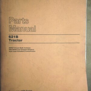 Caterpillar 621B Tractor Parts Manual 45P2712-Last Built
