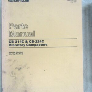 Caterpillar CB-214C/CB-224C Vibratory Compactor Parts Manual 9XM1-up/3AL1-up