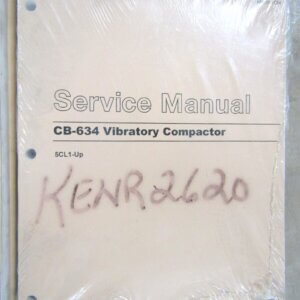 Caterpillar CB-634 Vibratory Compactor Service Manual 5CL1-up