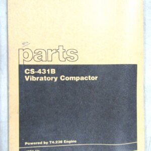 Caterpillar CS-431B Vibratory Compactor Parts Manual 1XF1-up