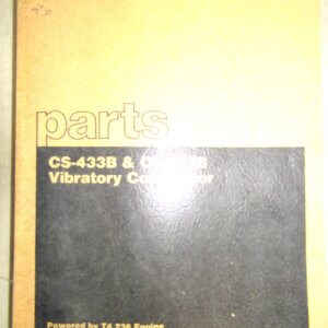 Caterpillar CS-433B/CP-433B Vibratory Compactor Parts Manual 1MG1-up
