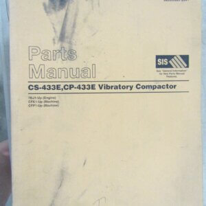 Caterpillar CS-433E/CP-433E Vibratory Compactor Parts Manual CFK1-up/CFP1-up