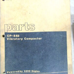 Caterpillar CP-553 Vibratory Compactor Parts Manual 7BD1-up