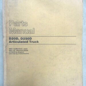 Caterpillar D20D/D250D Articulated Dump Truck Parts Manual 9MG1-up/6NG1-up