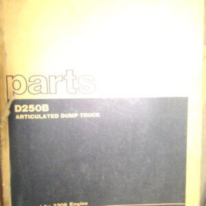 Caterpillar D250B Articulated Dump Truck Parts Manual 5WD1-up