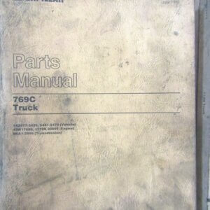 Caterpillar 769C Truck Parts Manual 1X2877-5439/5441-5437