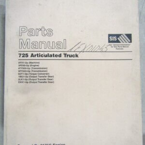 Caterpillar 725 Articulated Truck Parts Manual AFX1-up