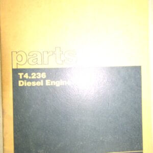 Caterpillar T4.236 Diesel Engine Parts Manual for AP800 Asphalt Paver 1BF1-up