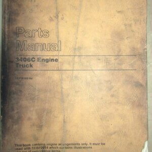 Caterpillar 3406C Engine Truck Parts Manual 3ZJ16182-up